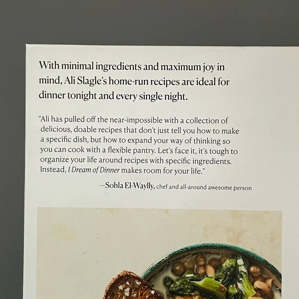 cookbook- I Dream of Dinner so you don't have to - easy quick recipes